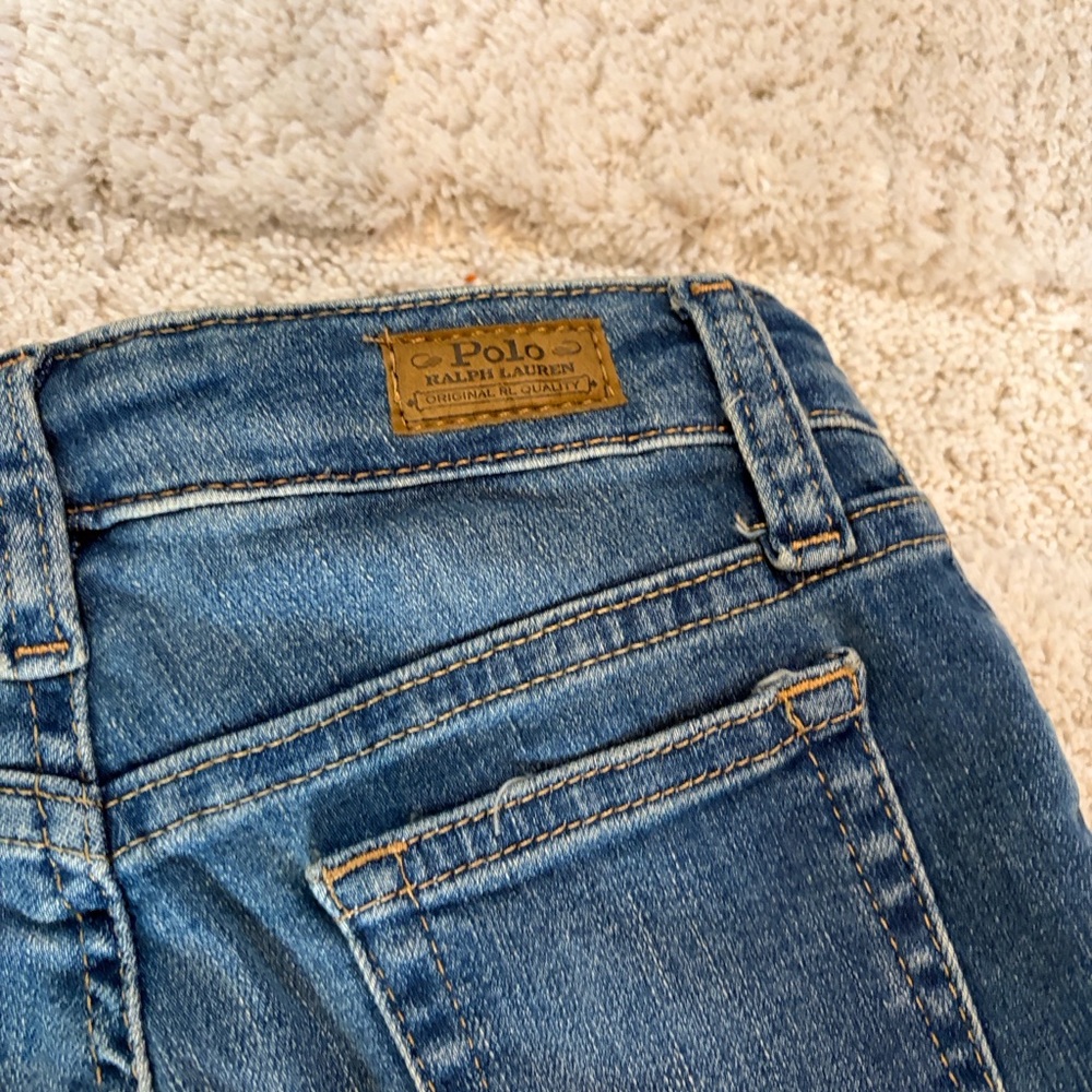 Polo by Ralph Lauren Aubrie denim leggings jeans size 6X🌸 - Picture 8 of 9